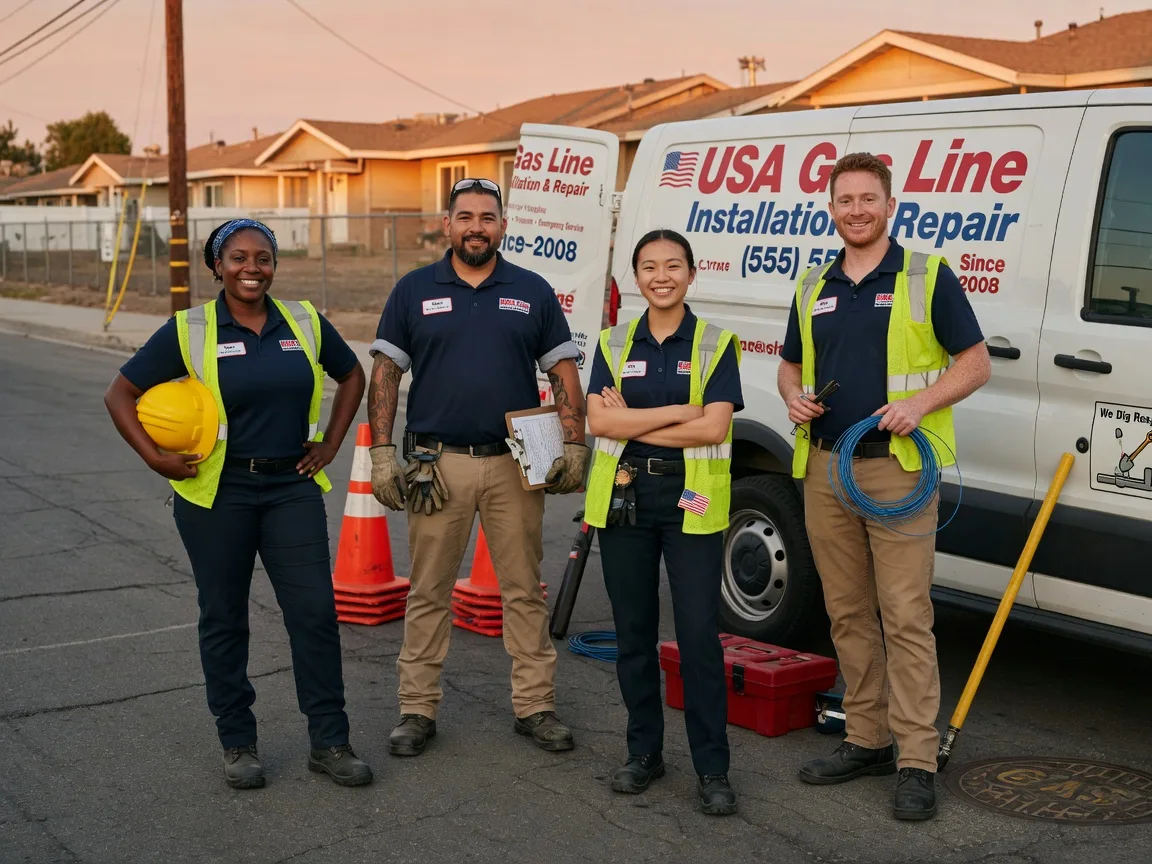 Gas Line Installation company in Holcomb, IL